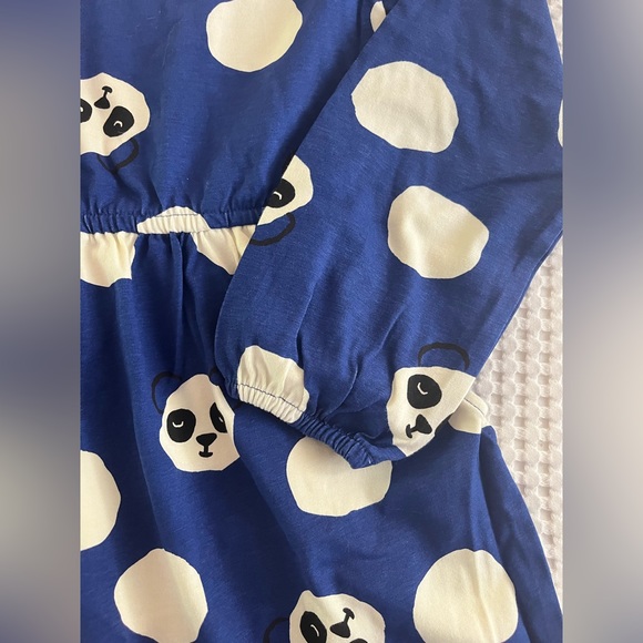 Hanna Andersson || Blue Panda Longsleeve Swing Dress - Picture 2 of 6